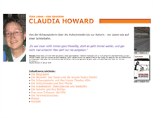 Tablet Screenshot of claudia-howard.de